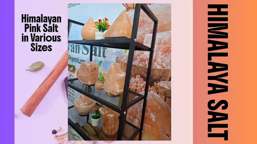 Original photograph of Himalayan salt products