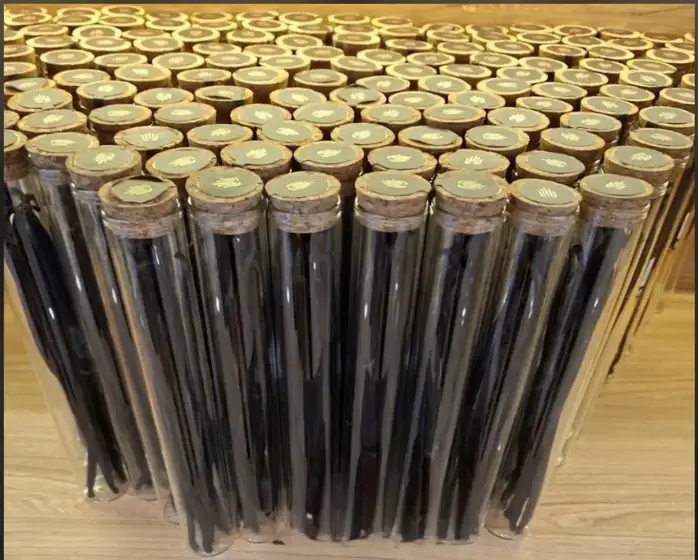 Original photograph of packaged vanilla