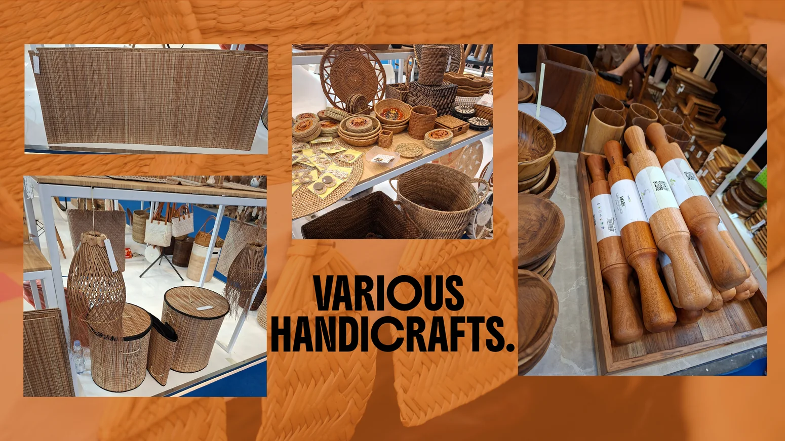 Supplier photographs of Indonesian handicrafts
